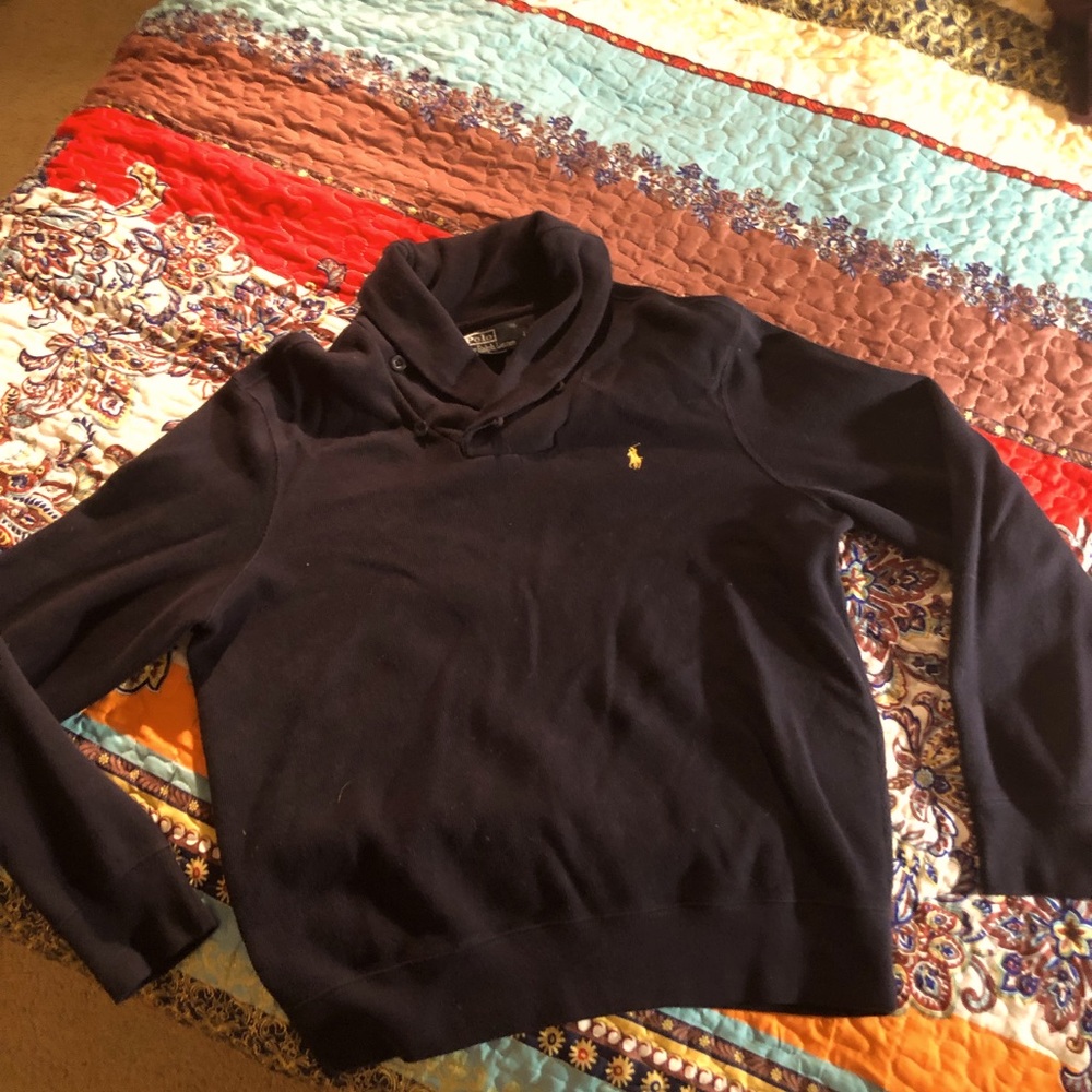 Dark Blue Ralph Lauren Polo sweater L